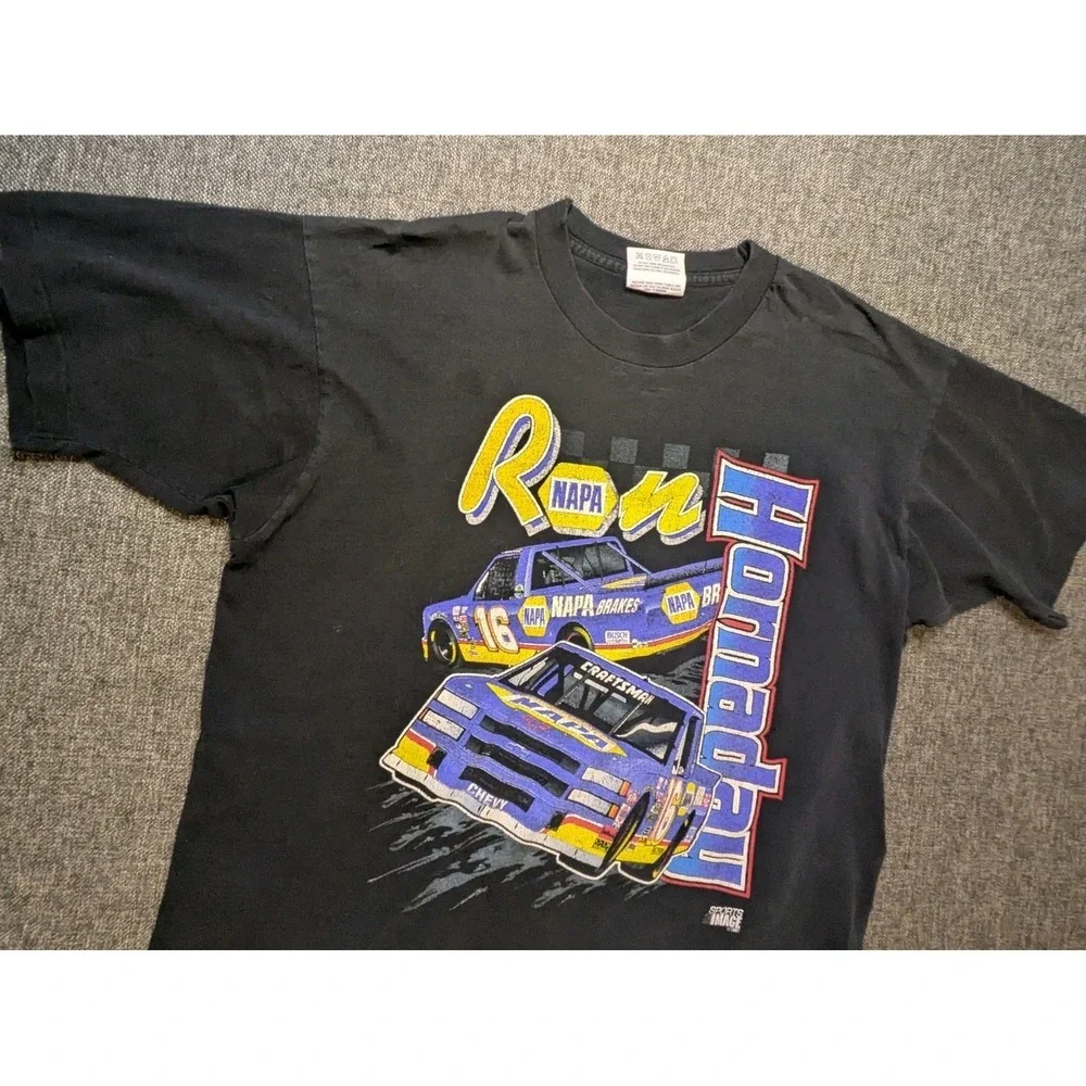 Vintage 1997 Ron Hornaday Jr Napa Racing Nascar Shirt Men's XL Tee Competitors